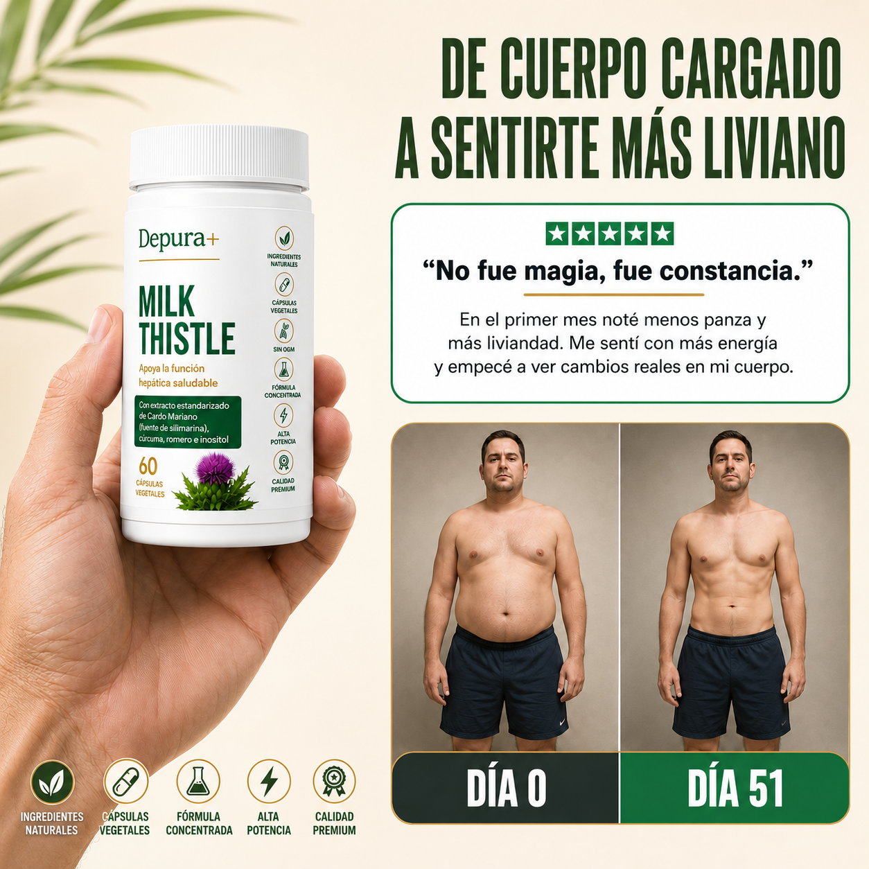 Depura+ | Cuidá tu hígado y recuperá el control de tu bienestar.