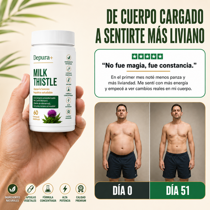 Depura+ | Cuidá tu hígado y recuperá el control de tu bienestar.