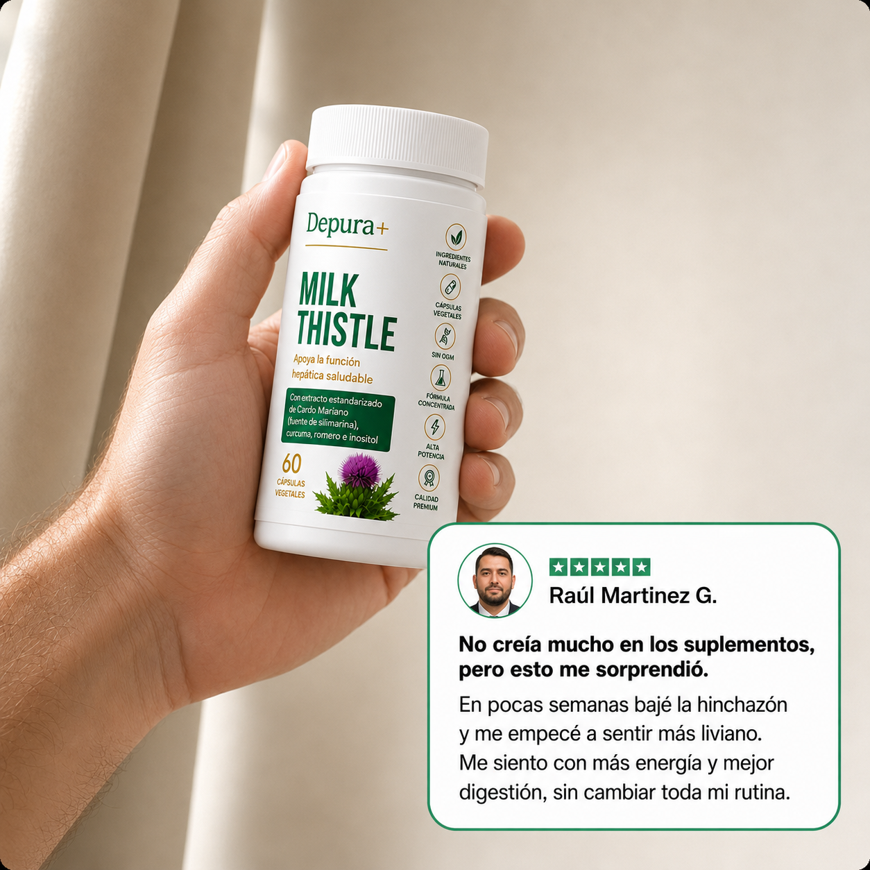 Depura+ | Cuidá tu hígado y recuperá el control de tu bienestar.