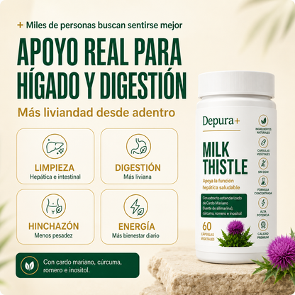 Depura+ | Cuidá tu hígado y recuperá el control de tu bienestar.