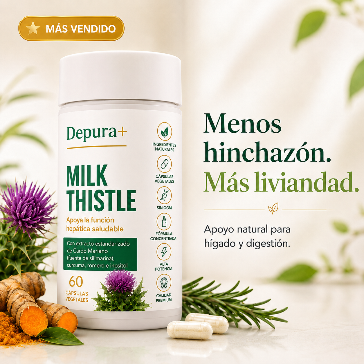 Depura+ | Apoyo diario para hígado y digestión
